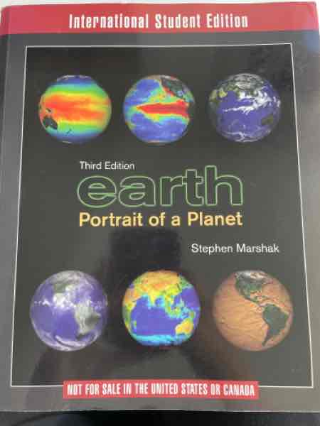 Third edition: Earth. Portrait of a Planet