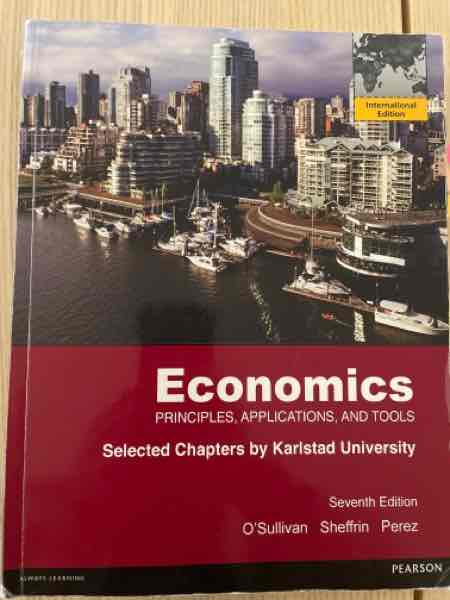 Economics: Principles, Applications and tools. 