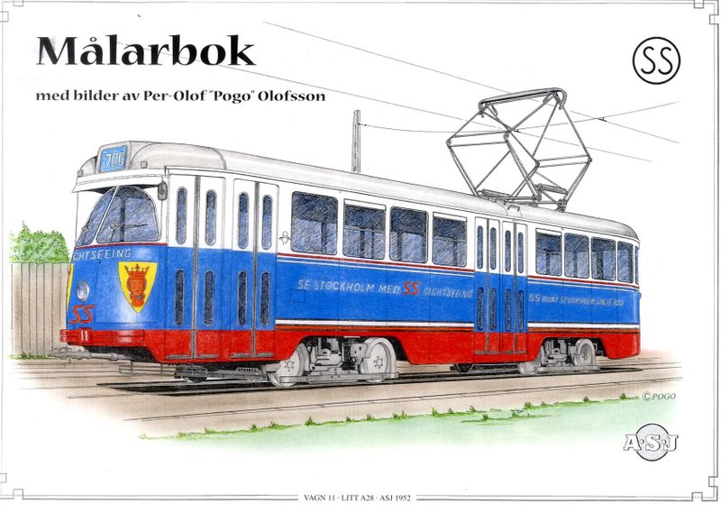 Målarbok med bilder av Per-Olof "Pogo" Olofsson