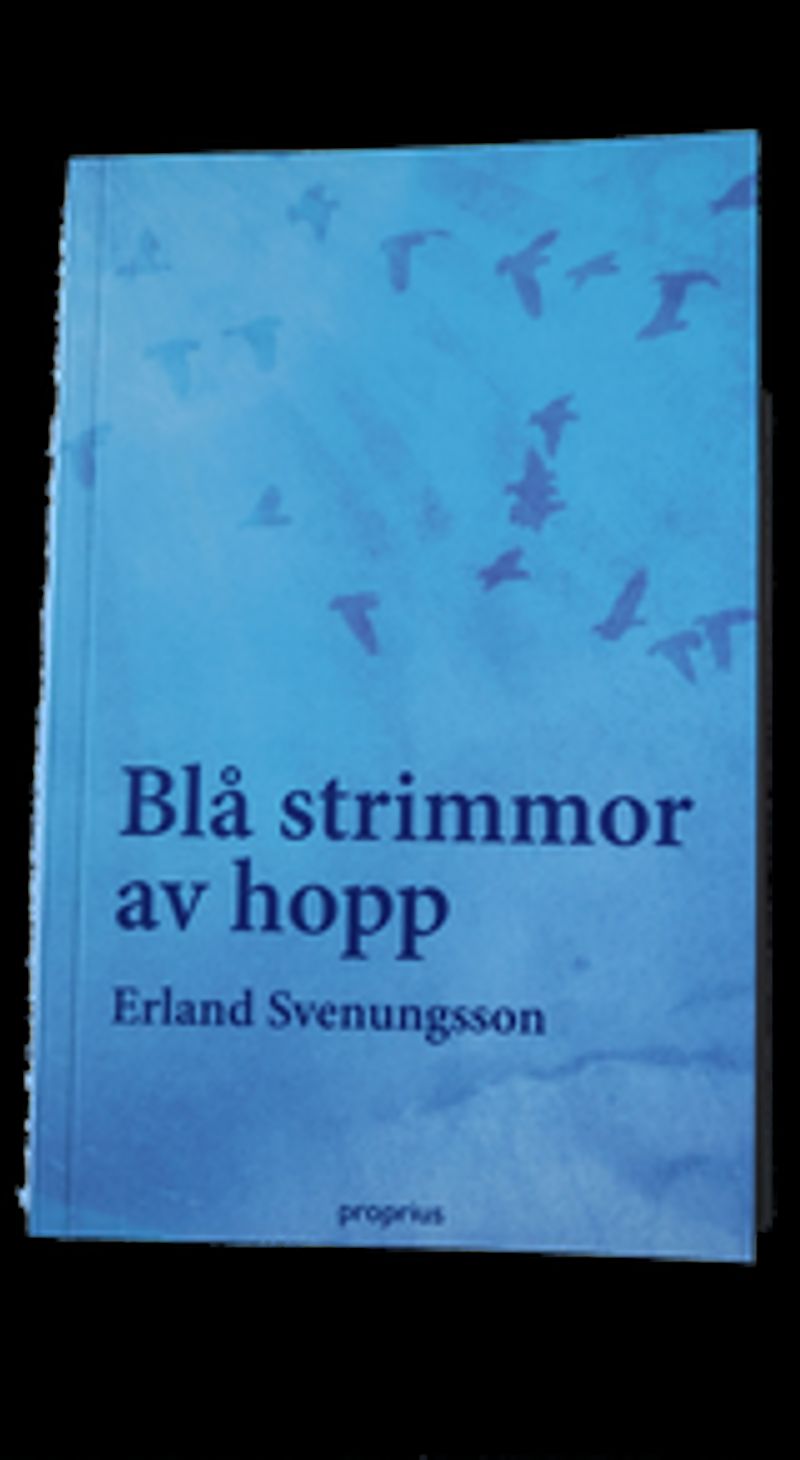 Blå strimmor av hopp