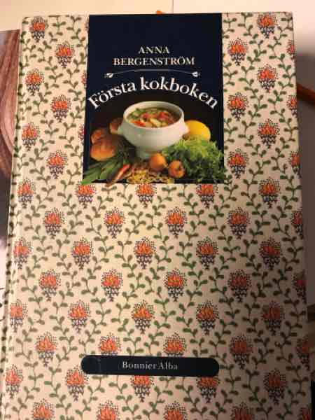 Första kokboken 