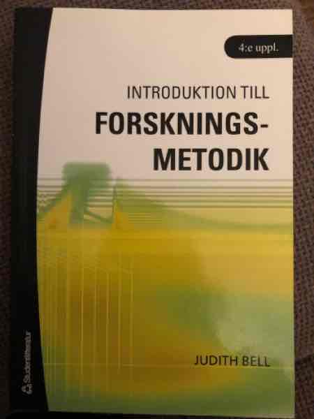 Introduktion till forskningsmetodik
