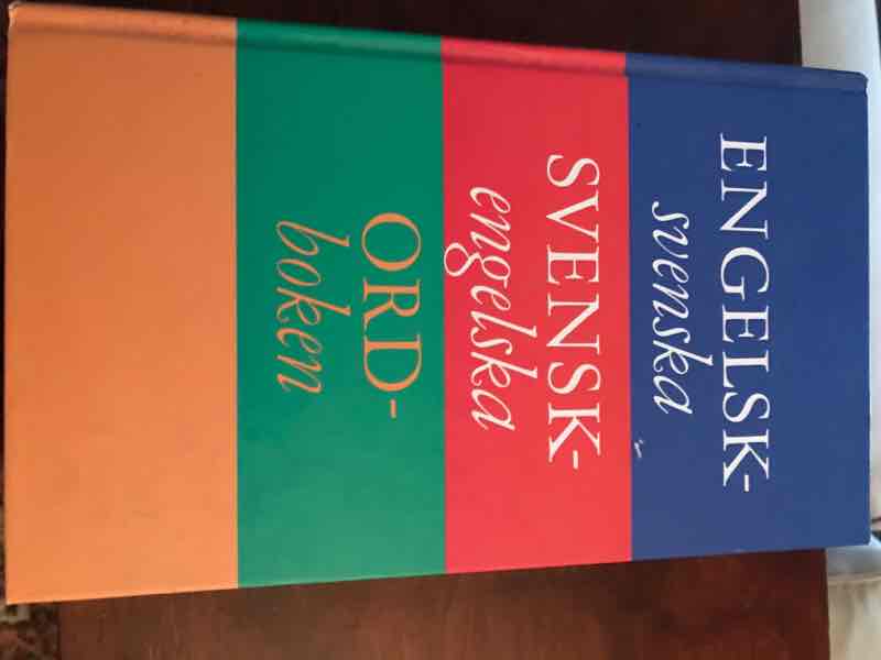 Engelsk-svenska Svensk-engelska ordboken
