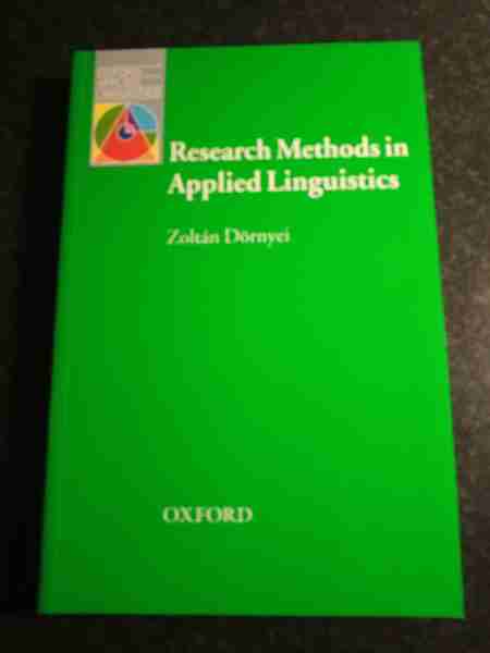 Research Methods in Applied Linguistics