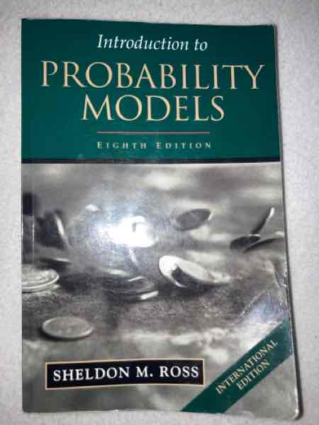 Introduction to probabily models 