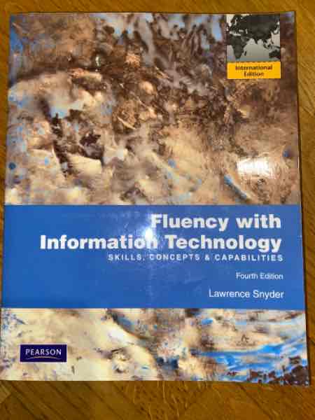 Fluency with information technology
