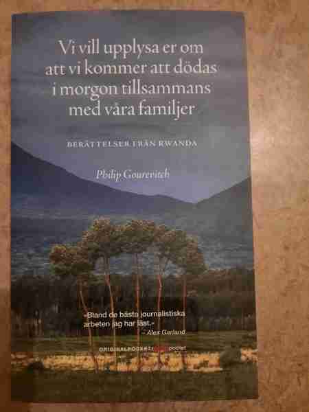 Vi vill upplysa er om att vi kommer att dödas imorgon tillsammans med våra familjer