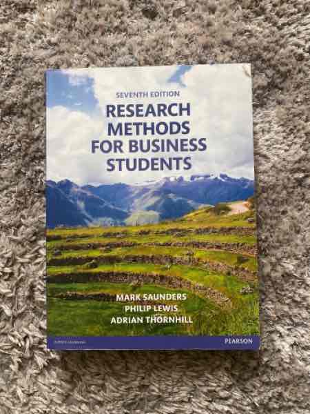 Research methods for business students