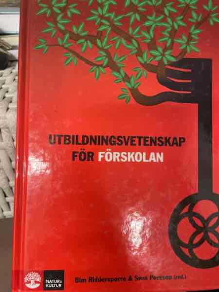 Utbildningsvetenskap för förskolan