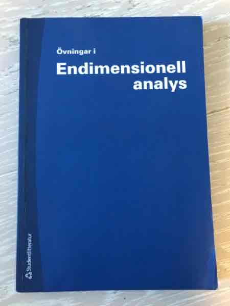 Övningar i endimensionell analys 