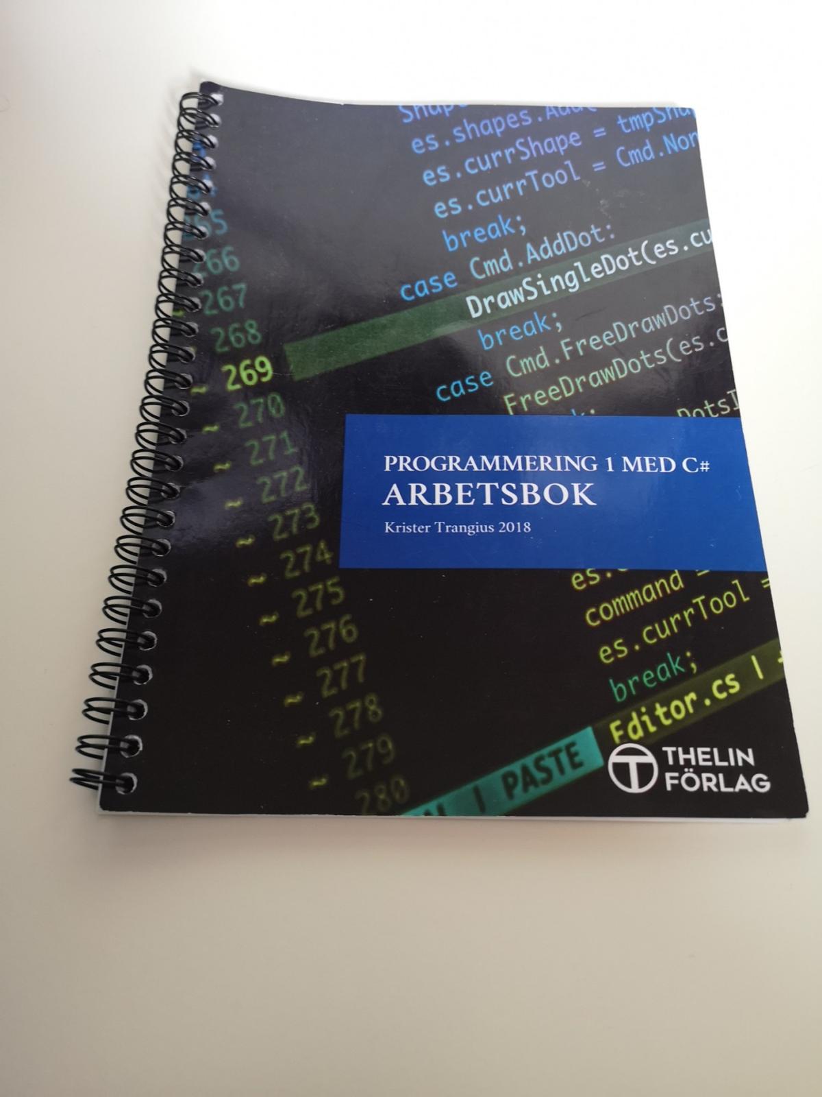 Programmering 1 med C# arbetsbok V2018