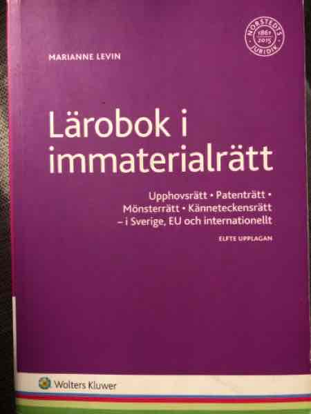Lärobok i immaterialrätt
