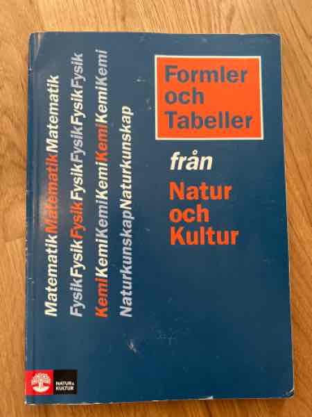 Formler och tabeller 