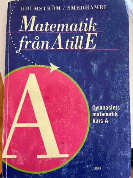 Matematik från A till E 
