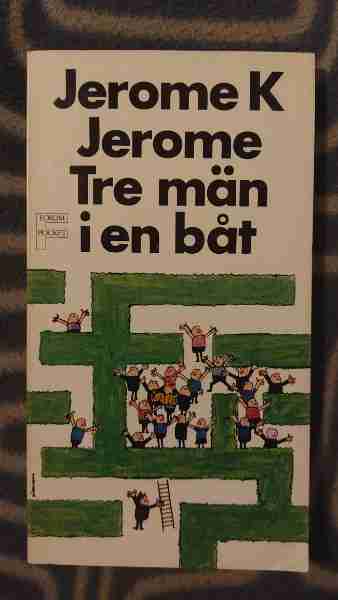 Tre män i en båt