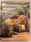 Måla exotiska djur på stenar.