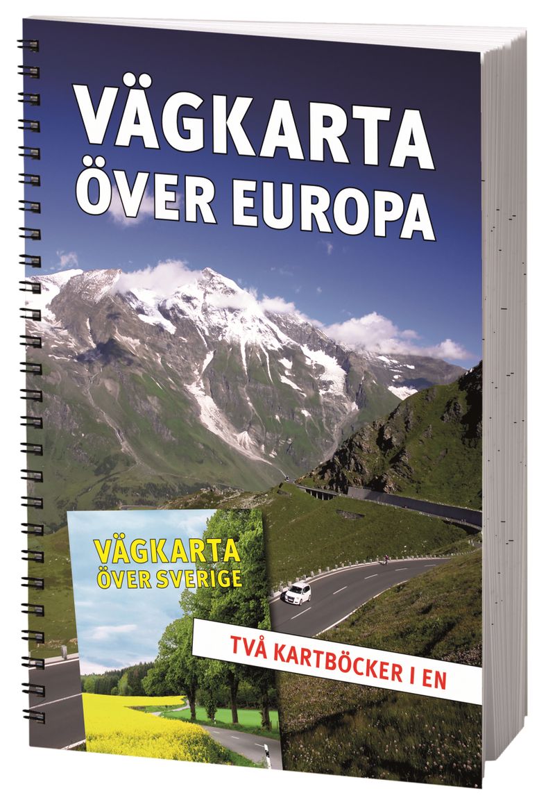 Vägkarta över Sverige / Europa