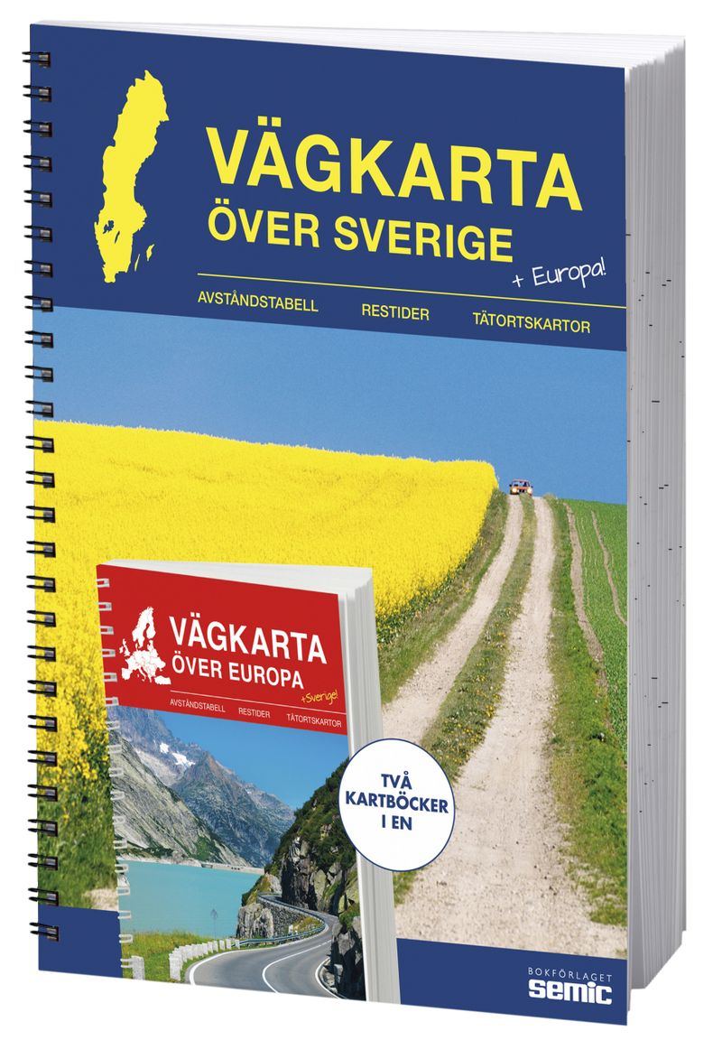 Vägkarta över Sverige / Europa