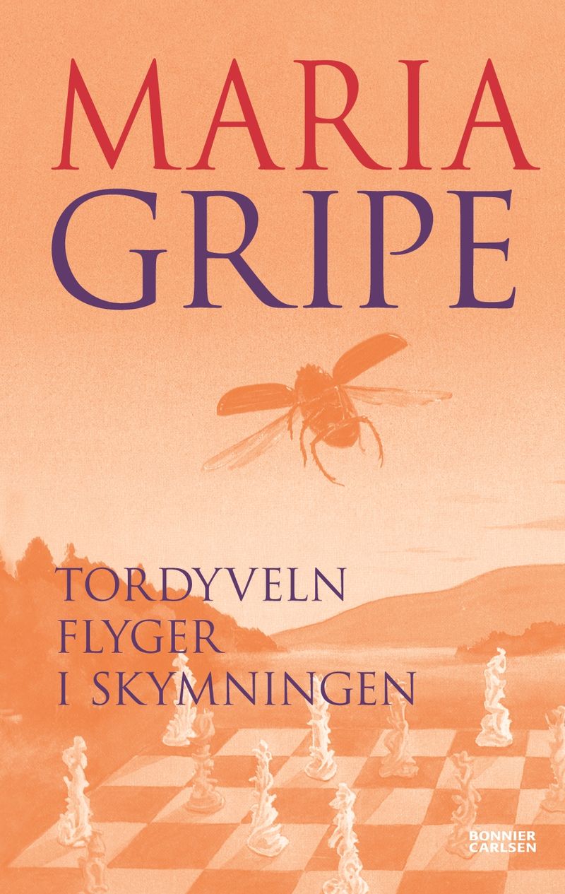 Tordyveln flyger i skymningen