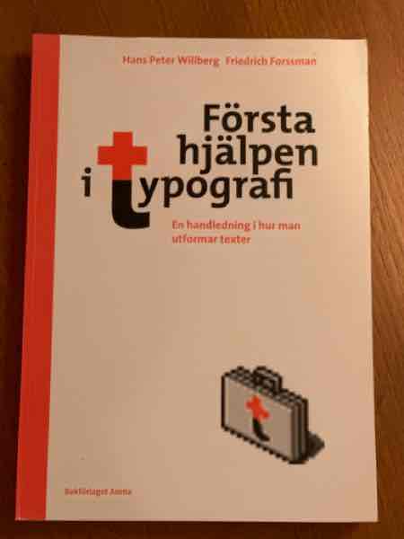 Första hjälpen i typografi 