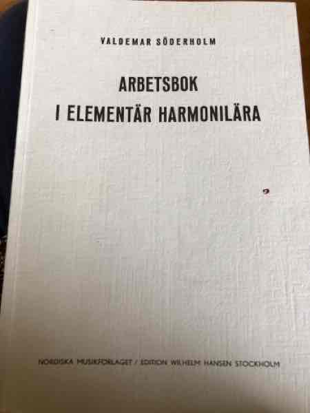 Arbetsbok i elementär harmonilära