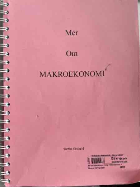Mer om makroekonomi