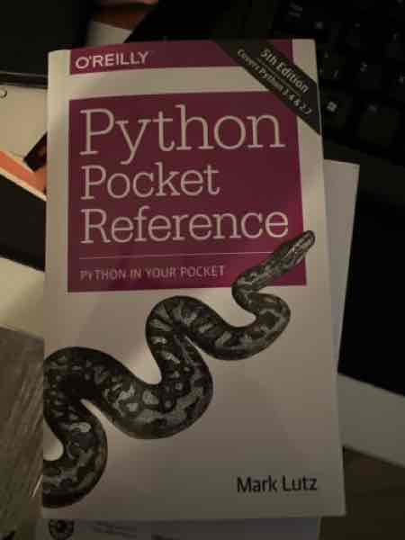 Python Pocket Reference