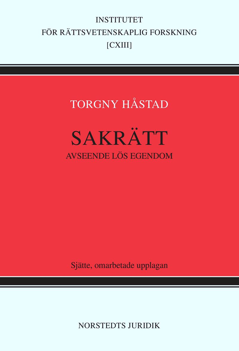 Sakrätt avseende lös egendom