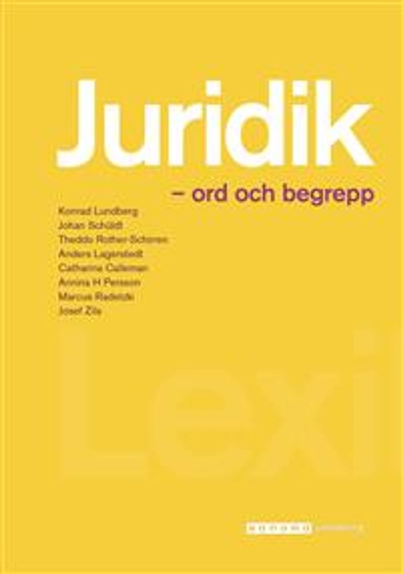 Juridik - ord och begrepp