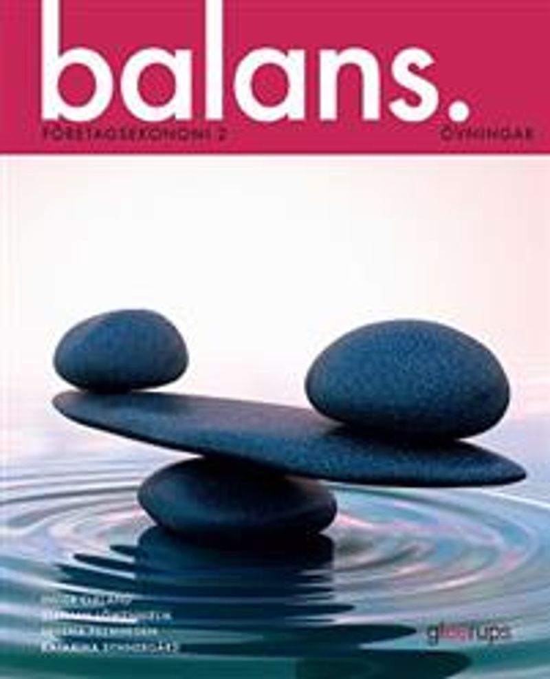 Balans Företagsekonomi 2 Övningar