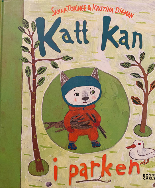 Katt kan i parken