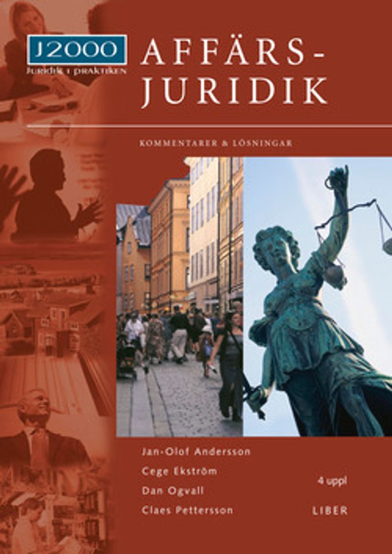 J2000 Affärsjuridik, Kommentarer och lösningar