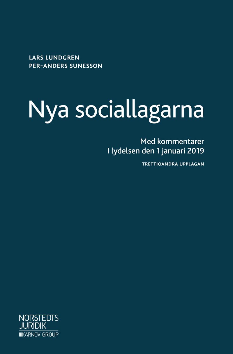 Nya sociallagarna : med kommentarer i lydelsen den 1 januari 2019