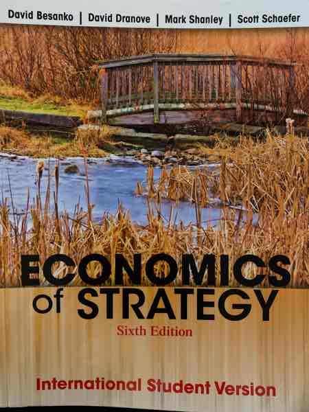 Economics of strategy