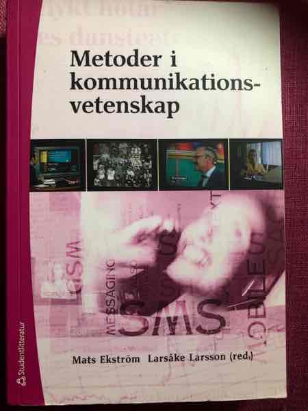 Metoder i kommunikationsvetenskap