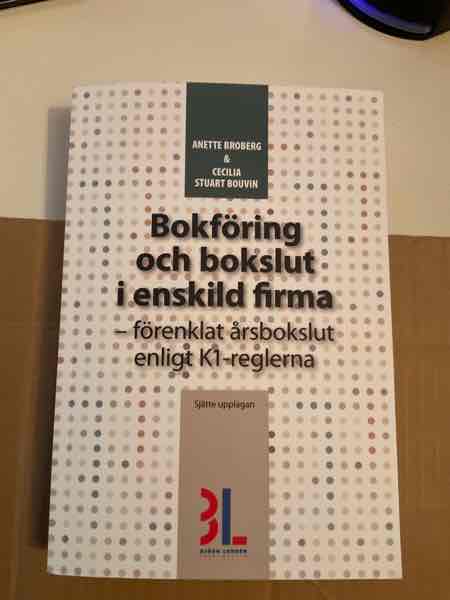 Bokföring och bokslut i enskild firma