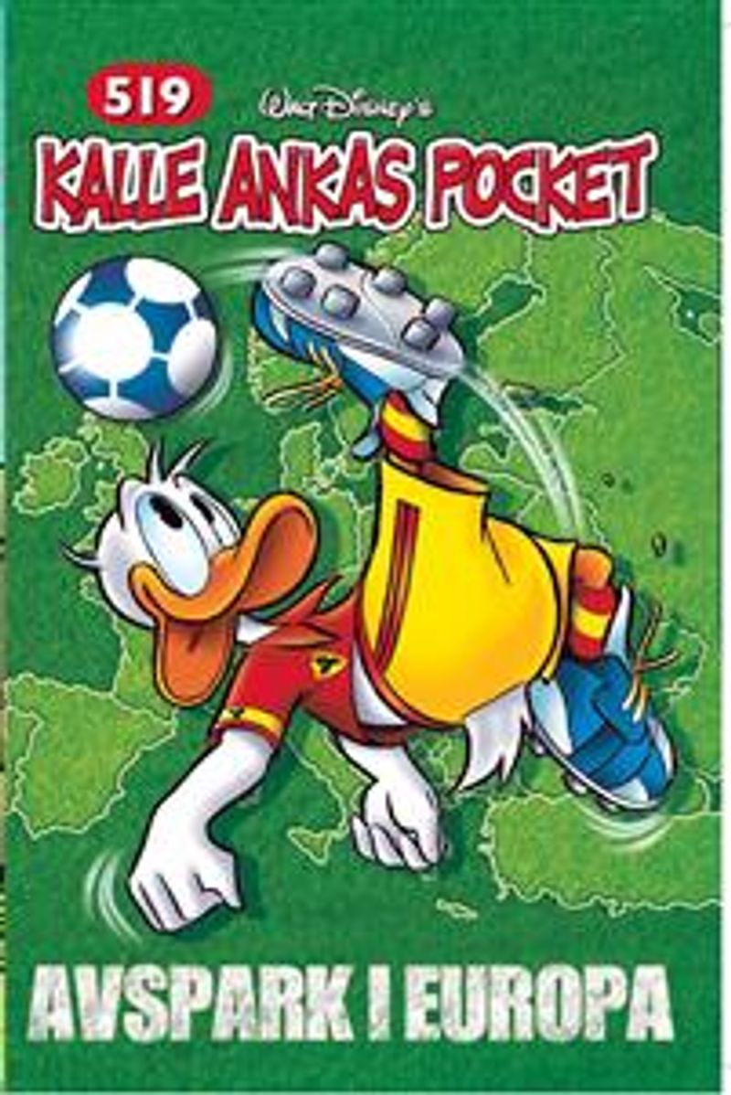 Kalle Ankas Pocket 519. Avspark i Europa