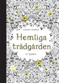 Hemliga Trädgården - 20 vykort att färglägga