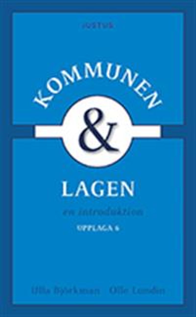 Kommunen och lagen : en introduktion