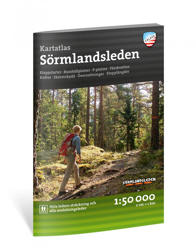 Friluftsatlas Sörmlandsleden 1:50 000