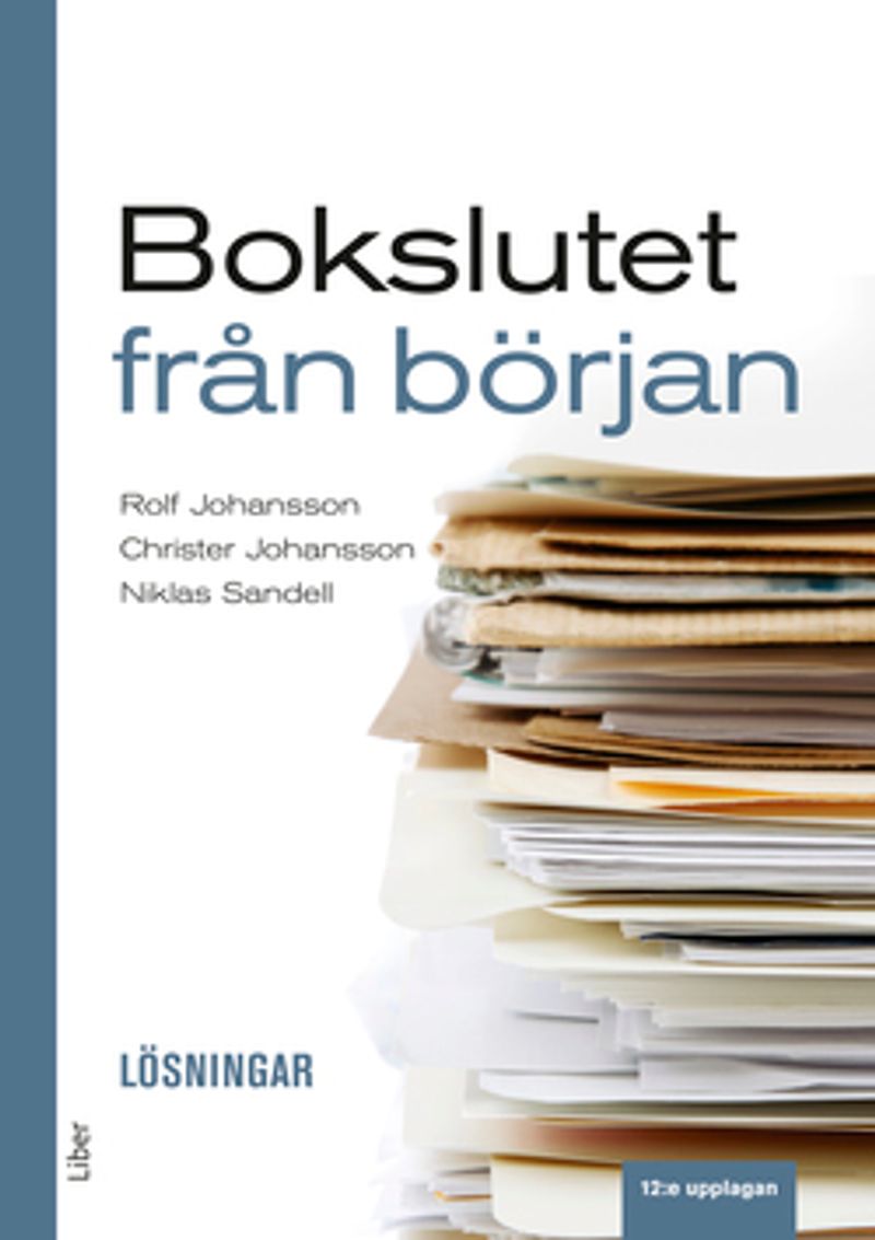 Bokslutet från början : lösningar